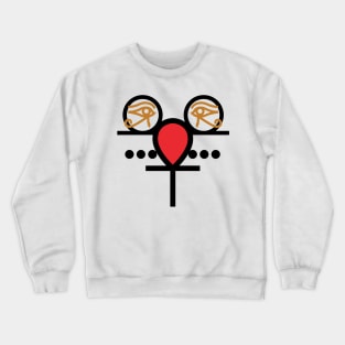 Modern hieroglyphics Crewneck Sweatshirt